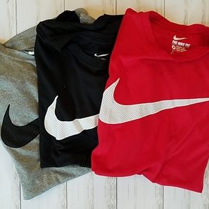 3 Dri Fit Nike shirts